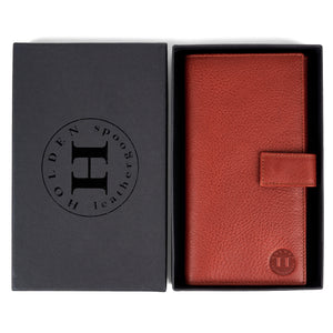 Holden Tall Wallet - Maroon