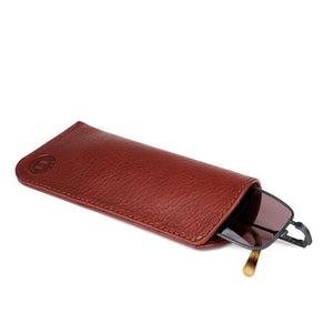 Holden Small Glasses Case - Chestnut