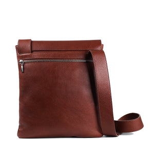 Holden Compact Messenger Bag - Chestnut