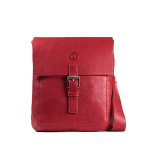 Holden Compact Messenger Bag - Red