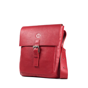 Holden Compact Messenger Bag - Red