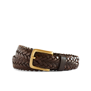 Holden Woven Belt WB3 - Dark Brown
