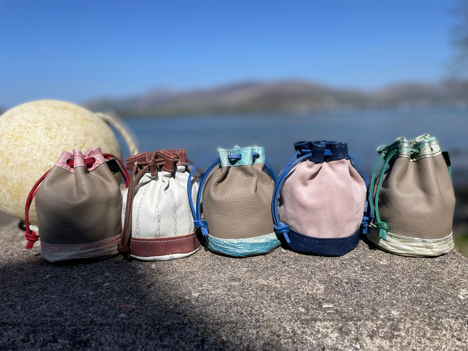 Limited edition Holden Drawstring Pouches - Neutral Mix