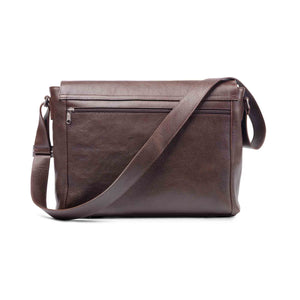 Holden Leather Laptop Bag Brown - Holden Leathergoods, leather bags handmade in Ireland - 2