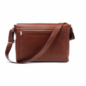 Holden Leather Laptop Bag Chestnut - Holden Leathergoods, leather bags handmade in Ireland - 2
