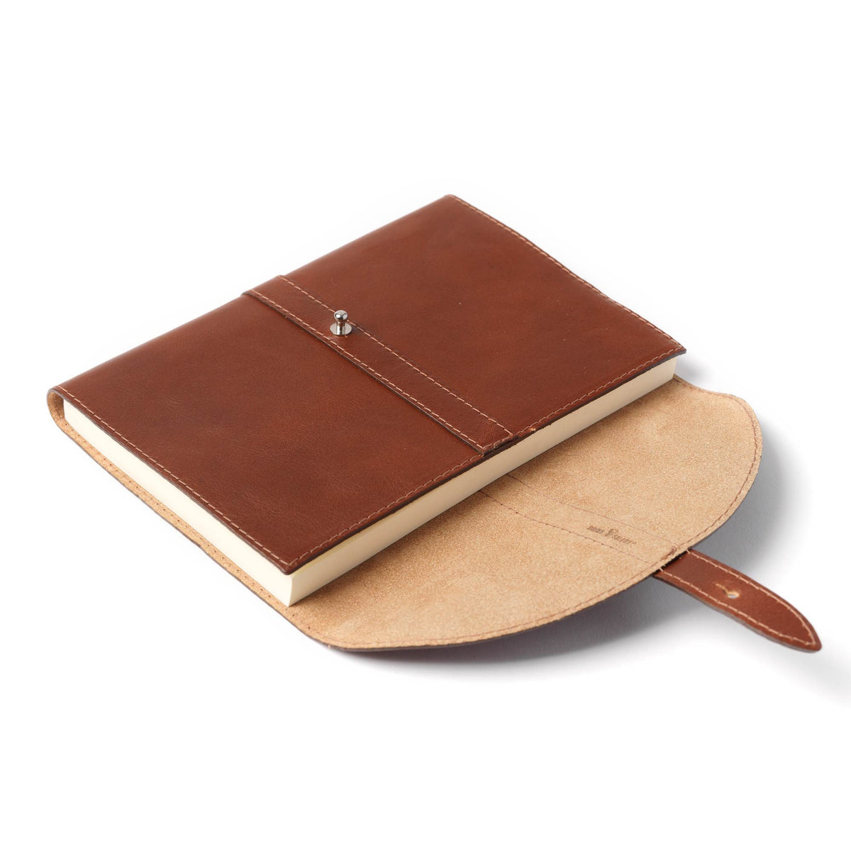 Holden Refillable Wraparound A4 Journal - Dark Brown