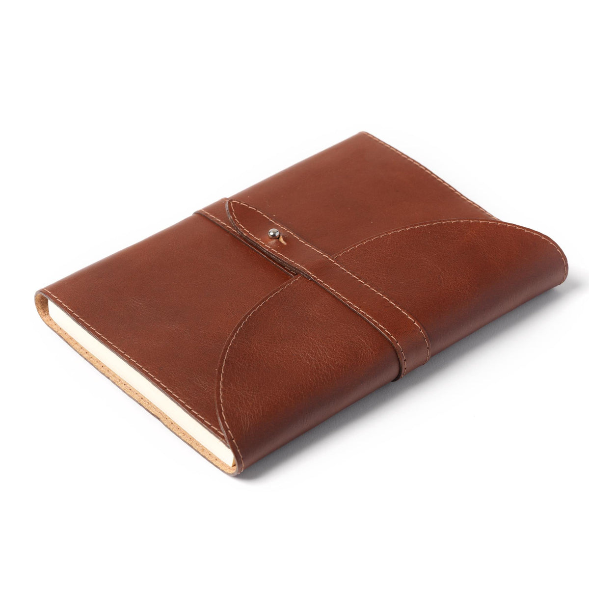 Holden Refillable Wraparound A4 Journal - Chestnut