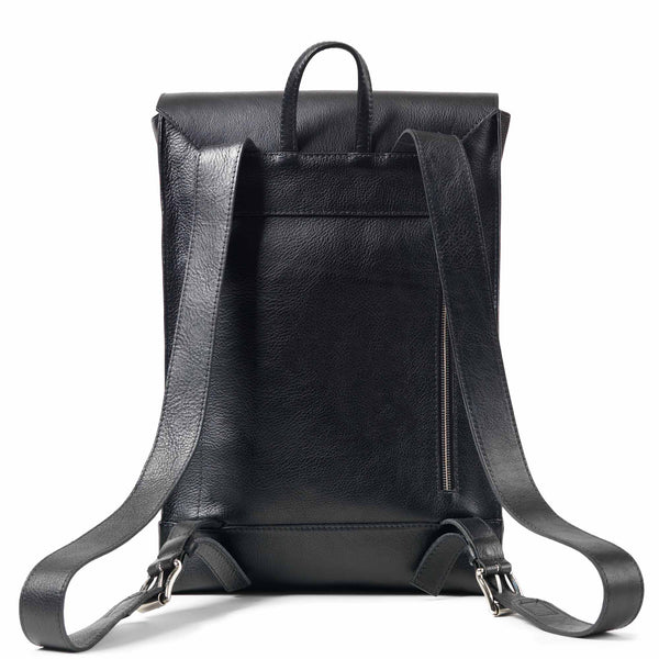 Holden Leather Laptop Backpack Black - Holden Leathergoods