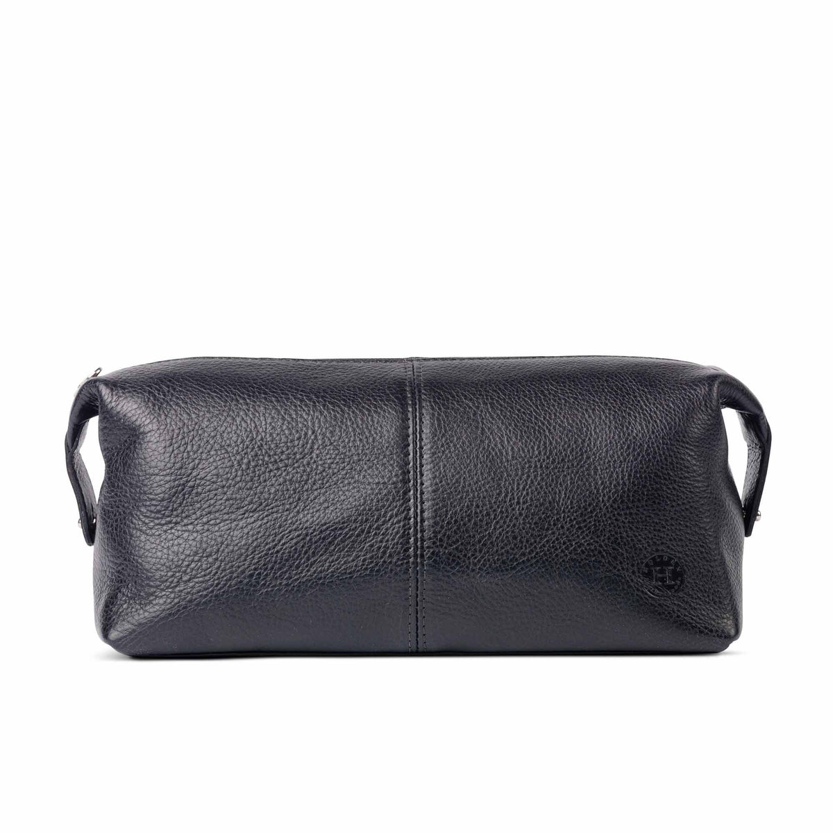 Holden Leather Washbag Black - Holden Leathergoods, leather bags handmade in Ireland