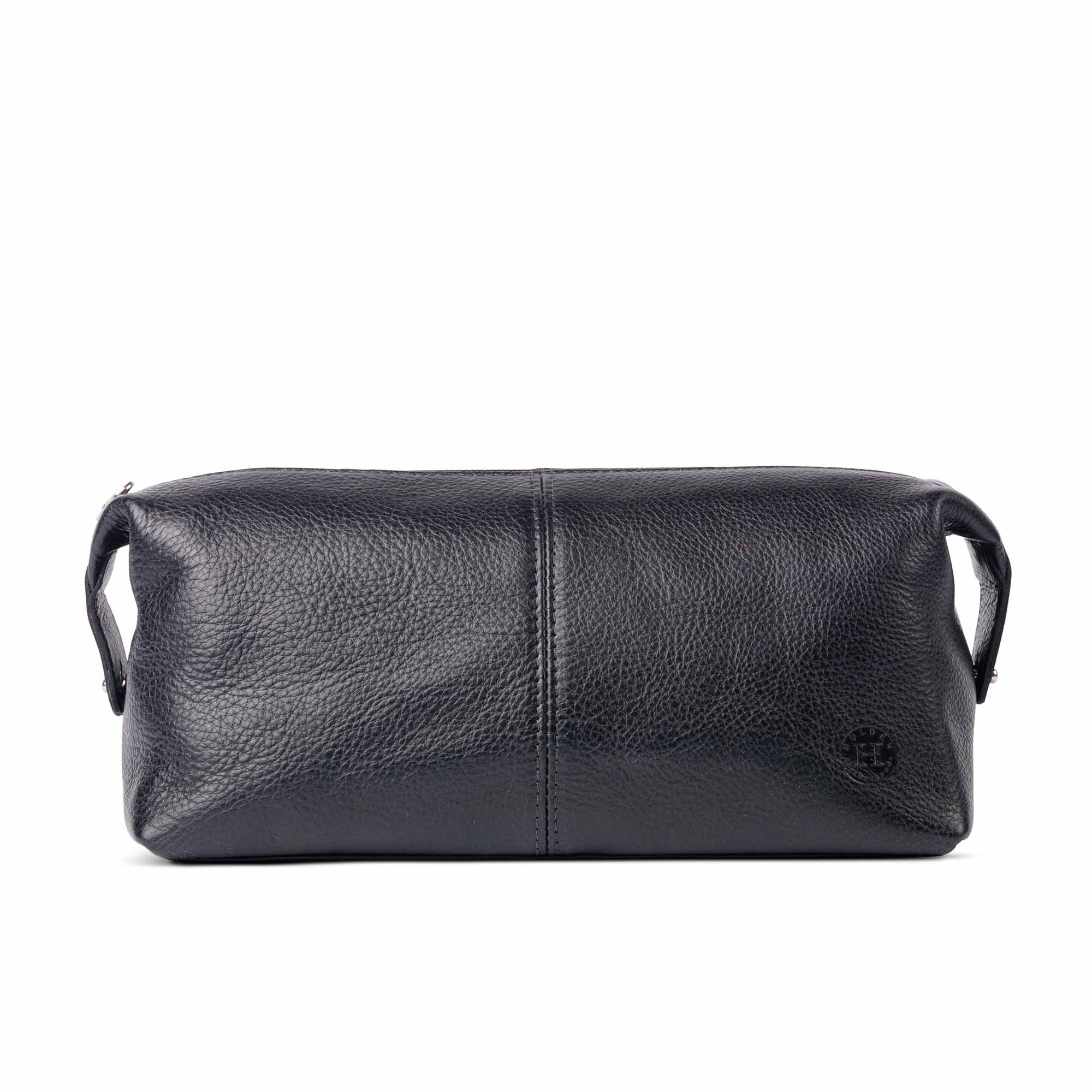 Holden Leather Washbag Black Holden Leathergoods