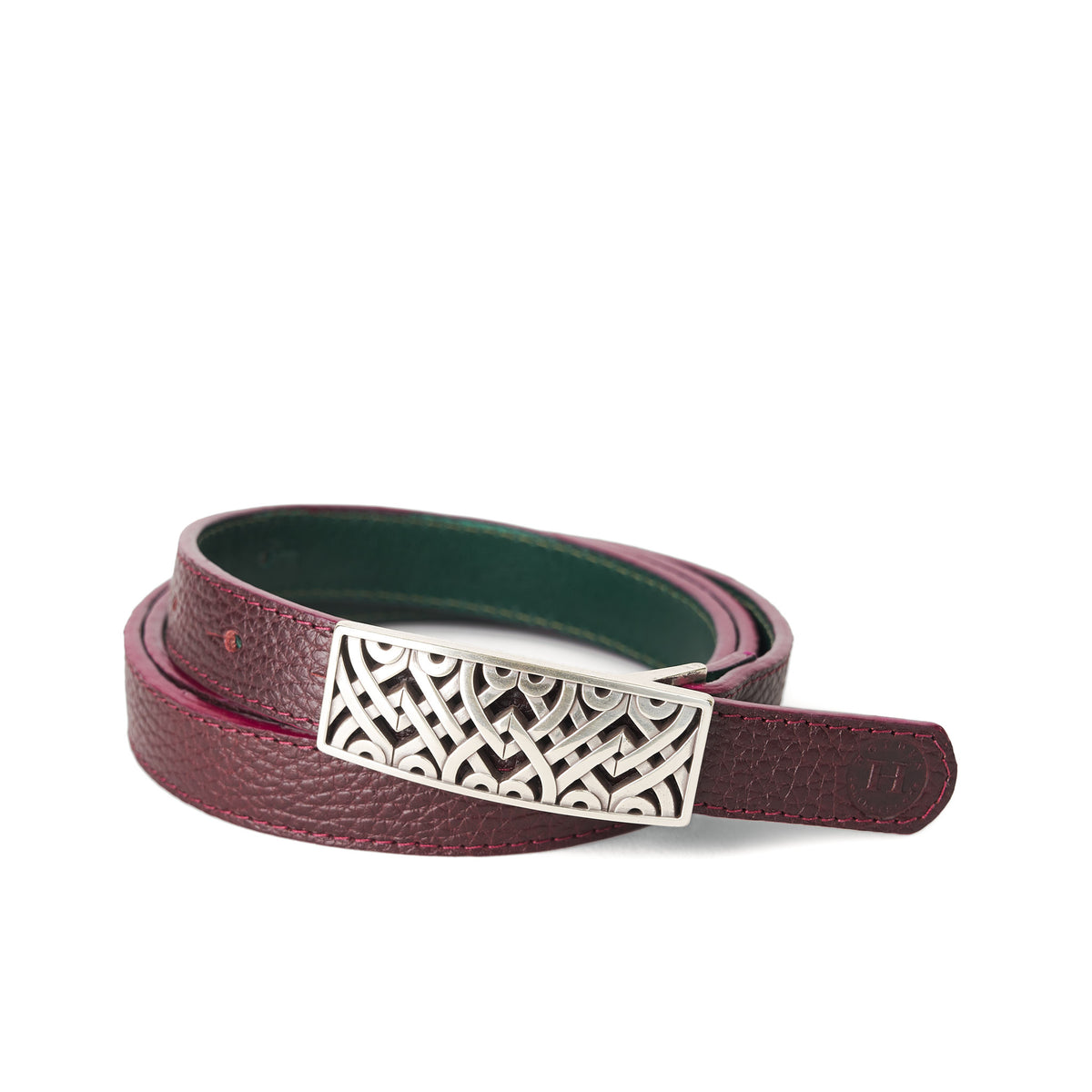 Holden Dúnbeg Celtic Belt - Burgundy