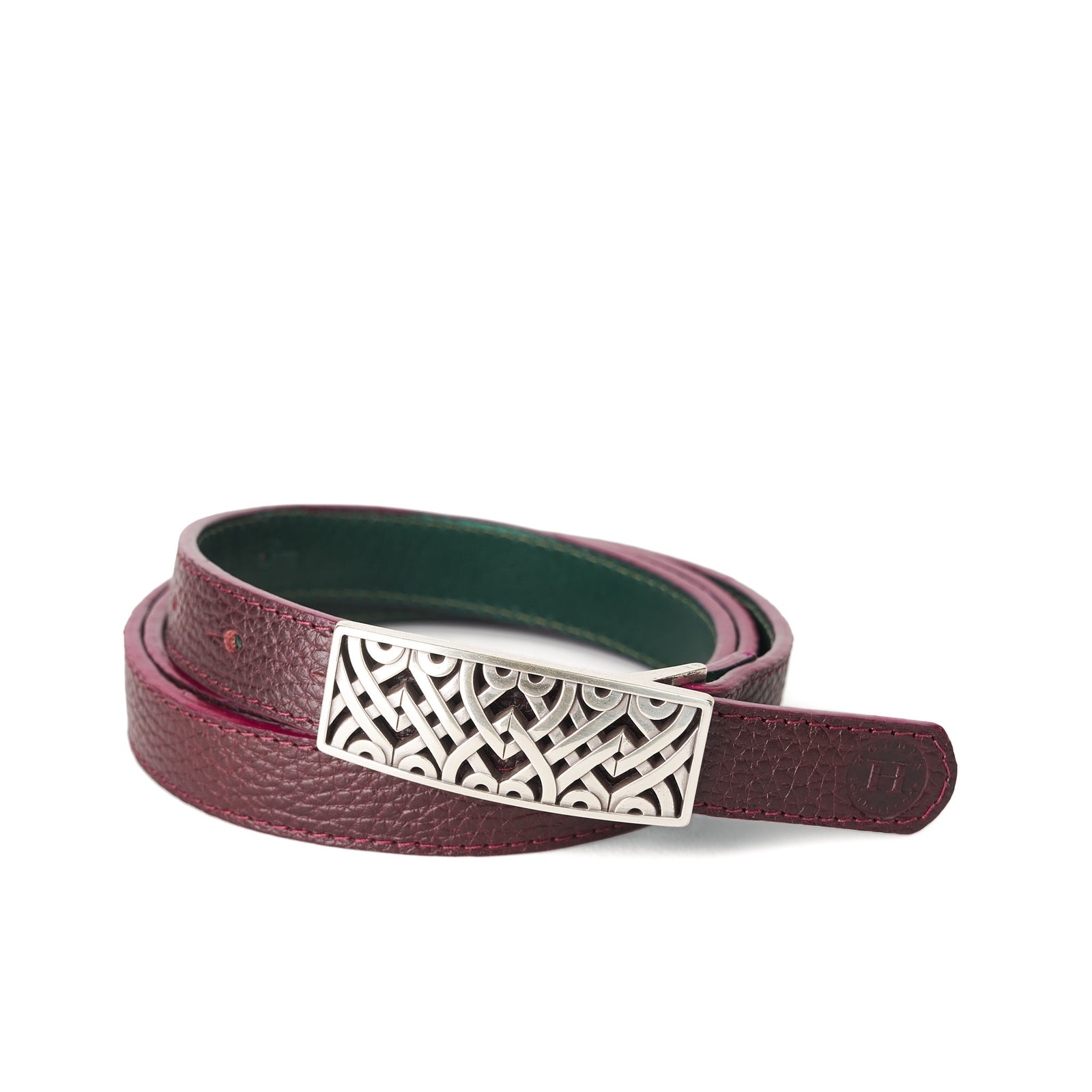Holden Dúnbeg Celtic Belt - Burgundy
