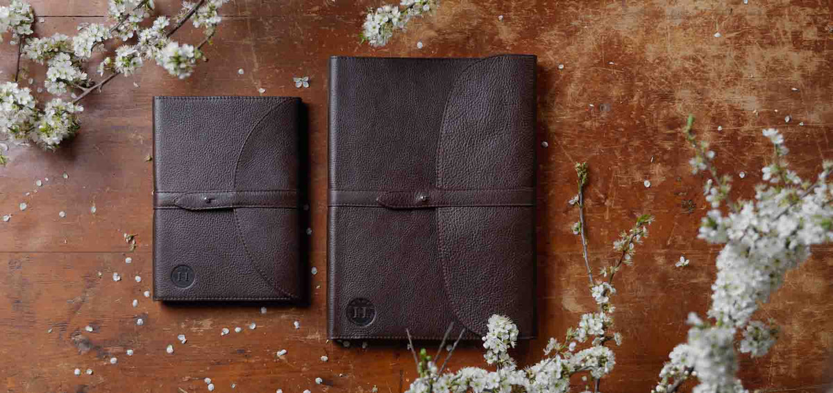 Holden Refillable Wraparound A4 Journal - Black