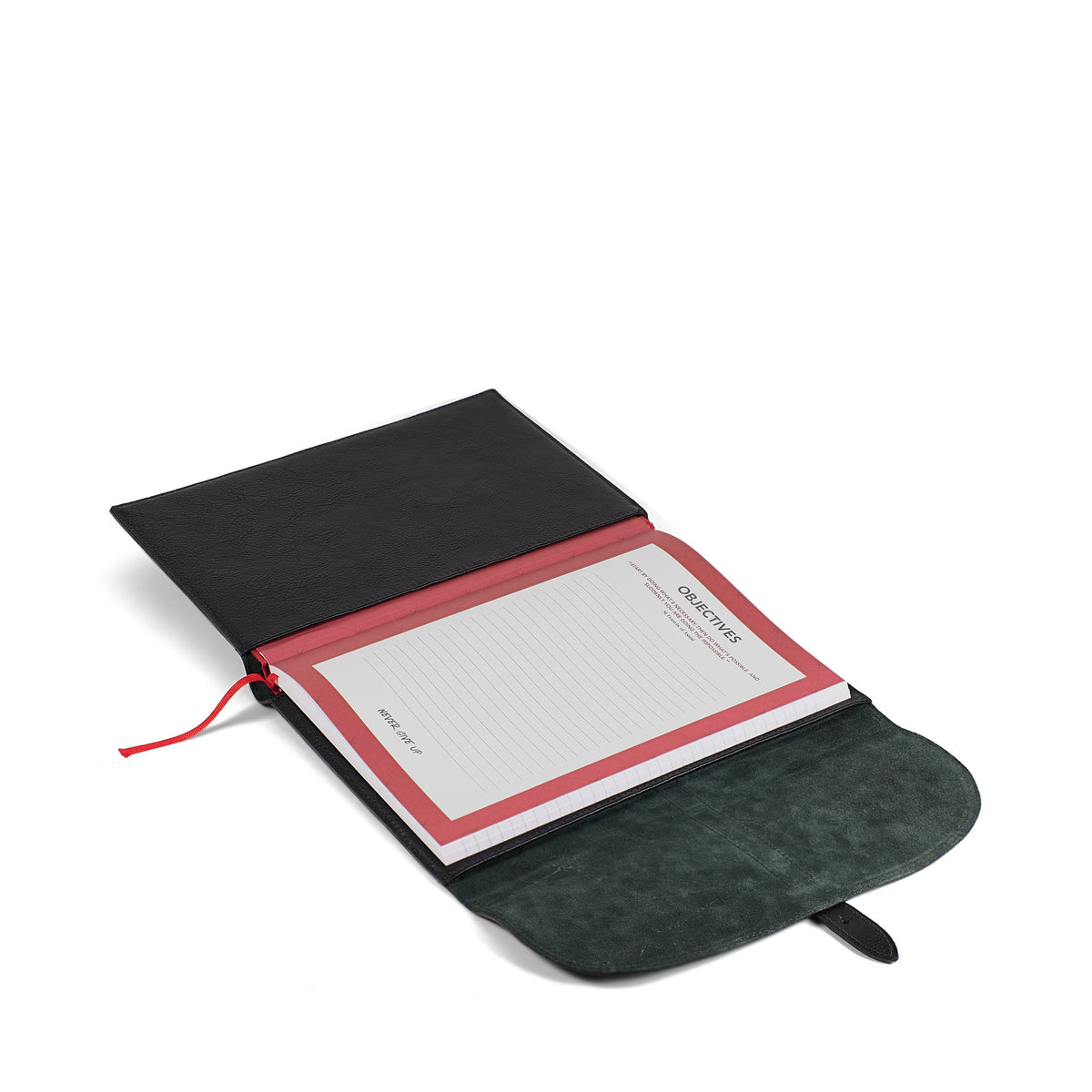 Holden Refillable Wraparound A4 Journal - Black