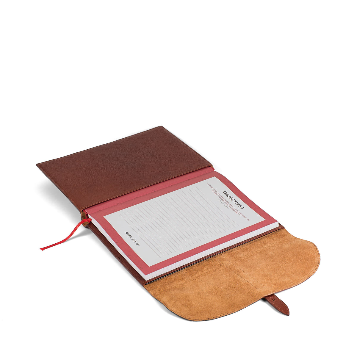 Holden Refillable Wraparound A4 Journal - Chestnut