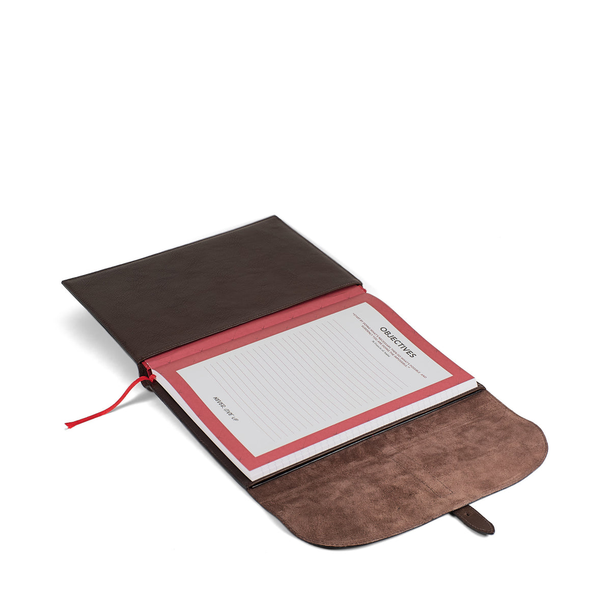 Holden Refillable Wraparound A4 Journal - Dark Brown