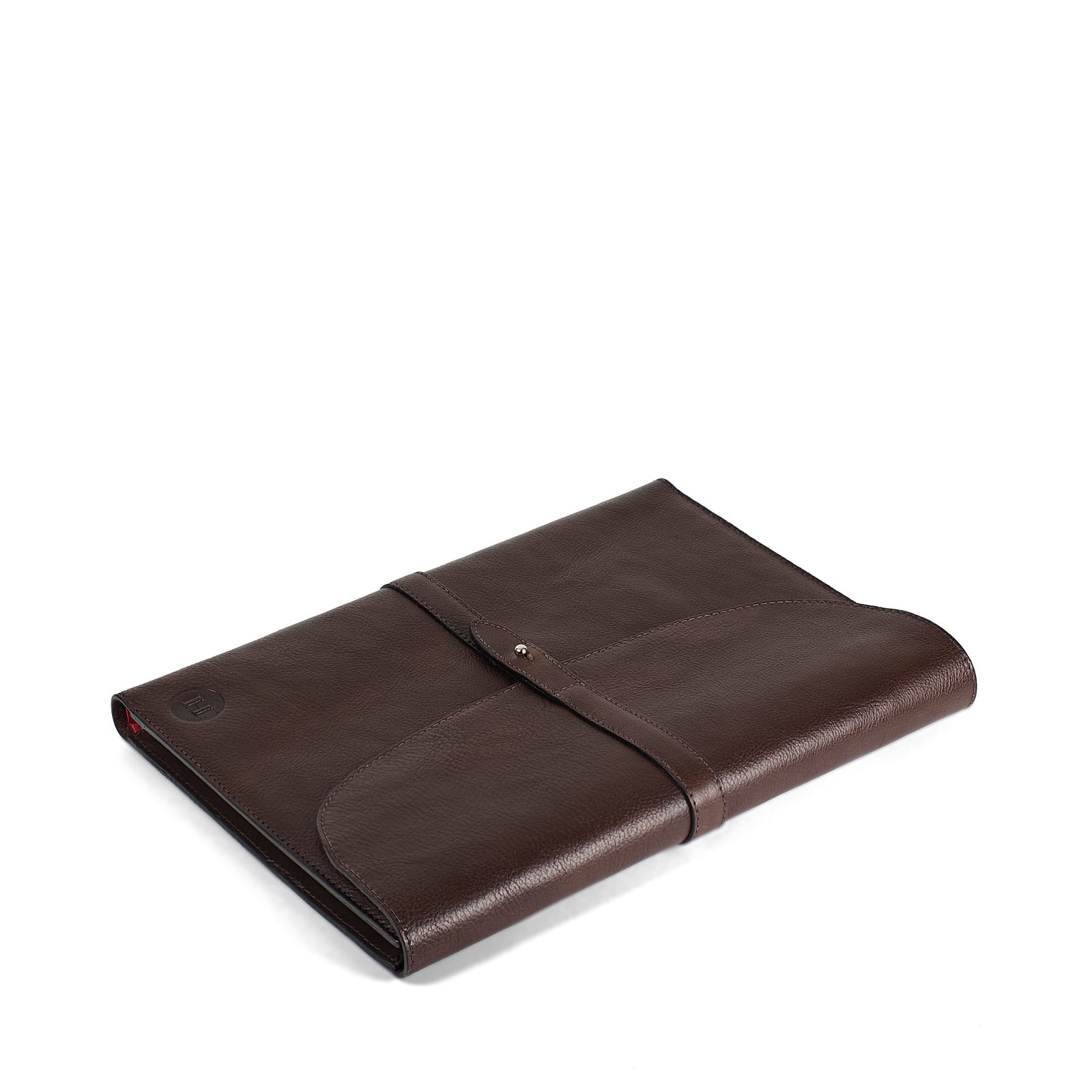 Holden Refillable Wraparound A4 Journal - Dark Brown