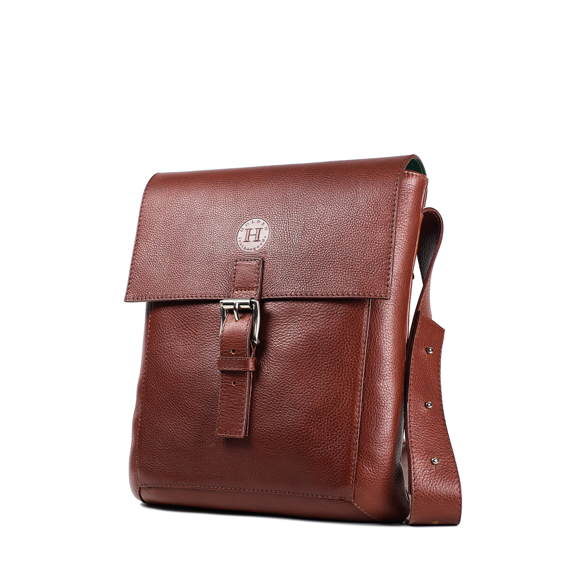 Holden Compact Messenger Bag - Chestnut