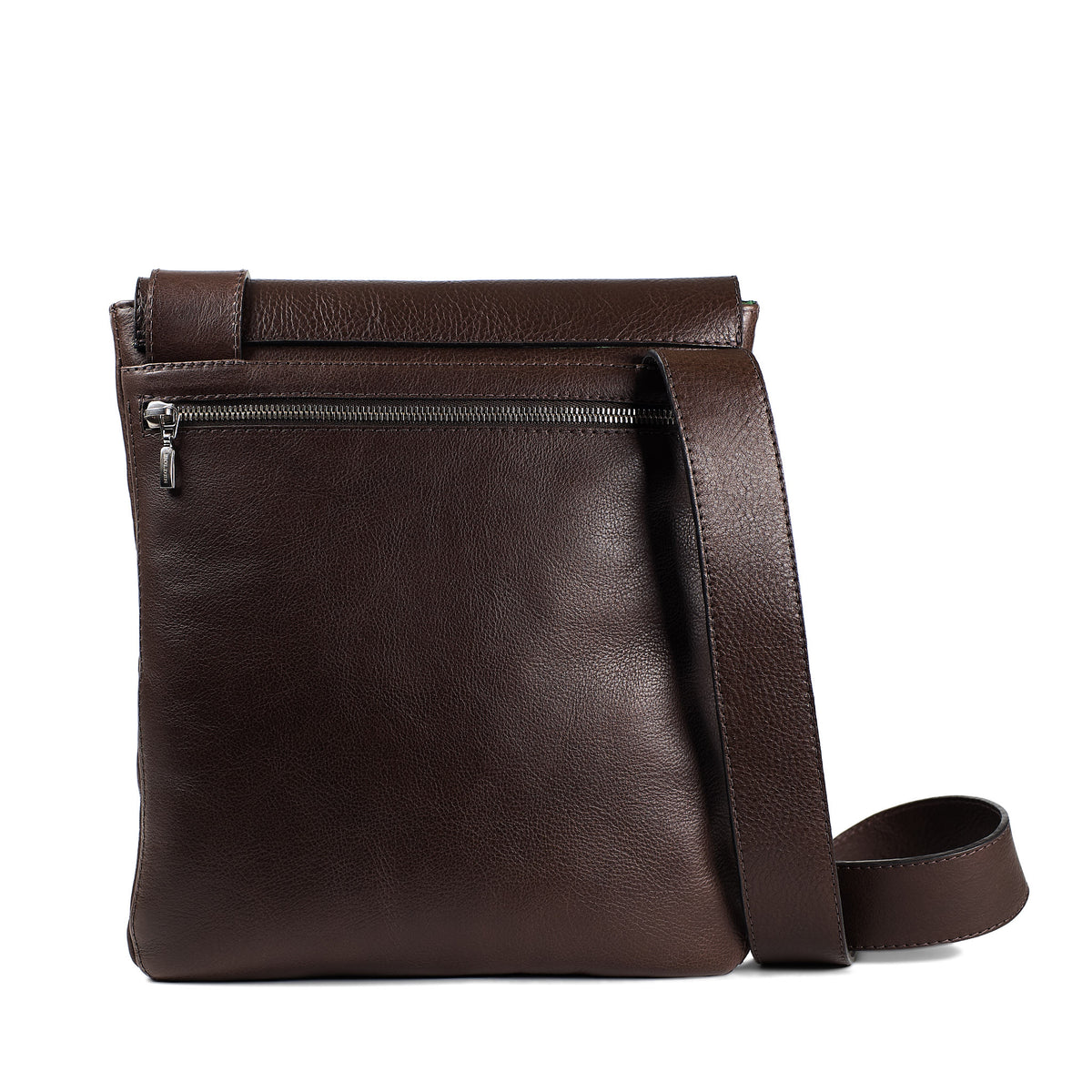 Holden Compact Messenger Bag - Dark Brown