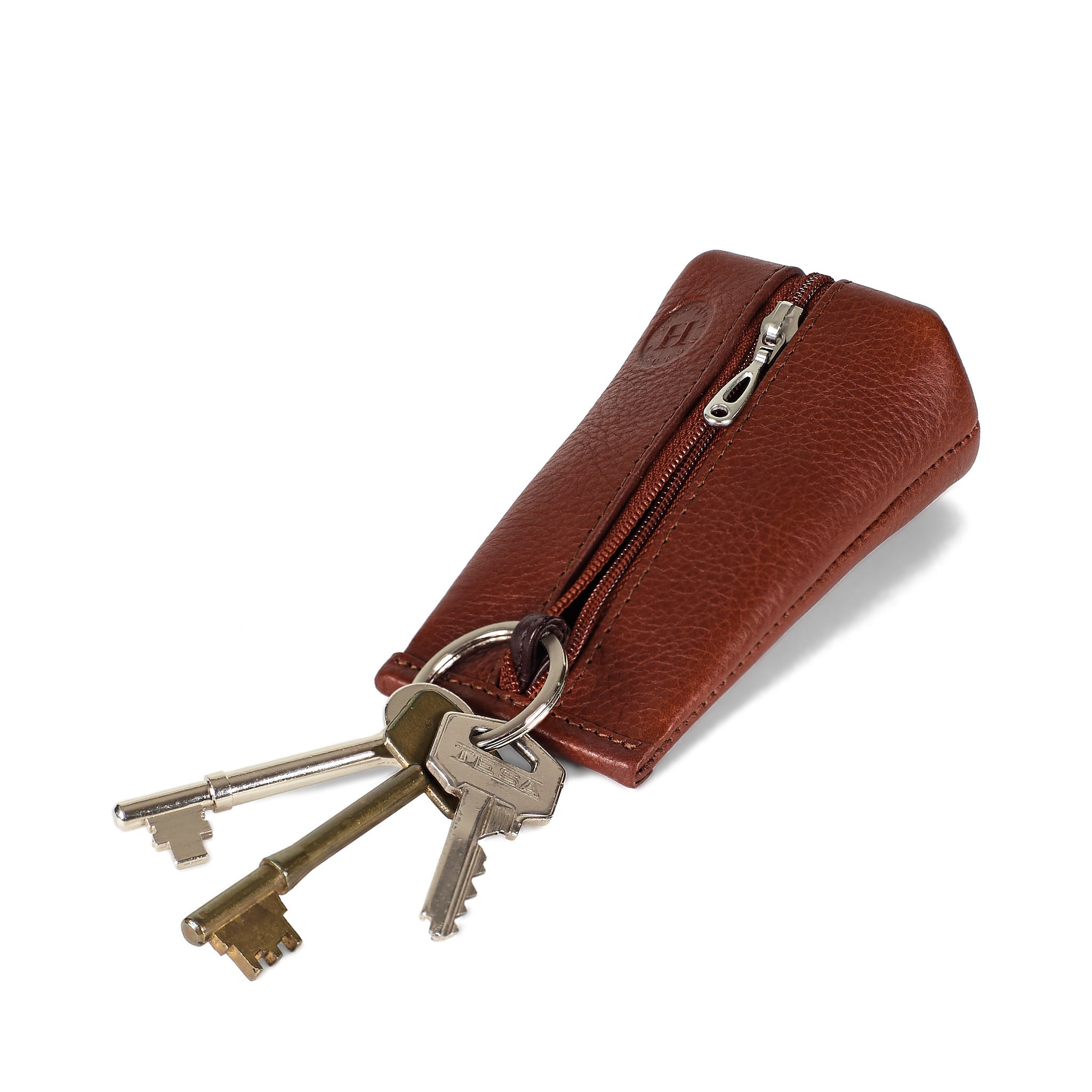 Black Leather Bell Key Holder | Luxury Leather Key Pouch | Worldwide  Delivery – Village Leathers