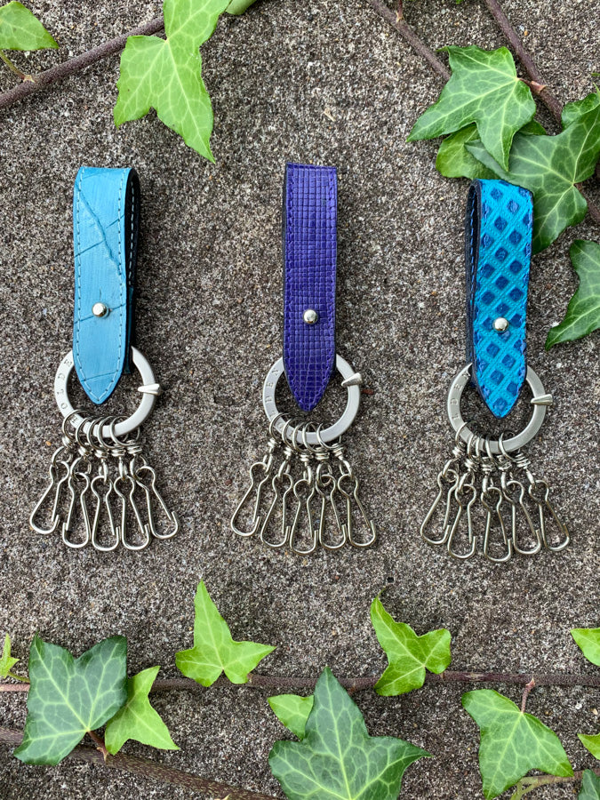 Limited Edition Holden 5-Ring Key Fob - Blue mix