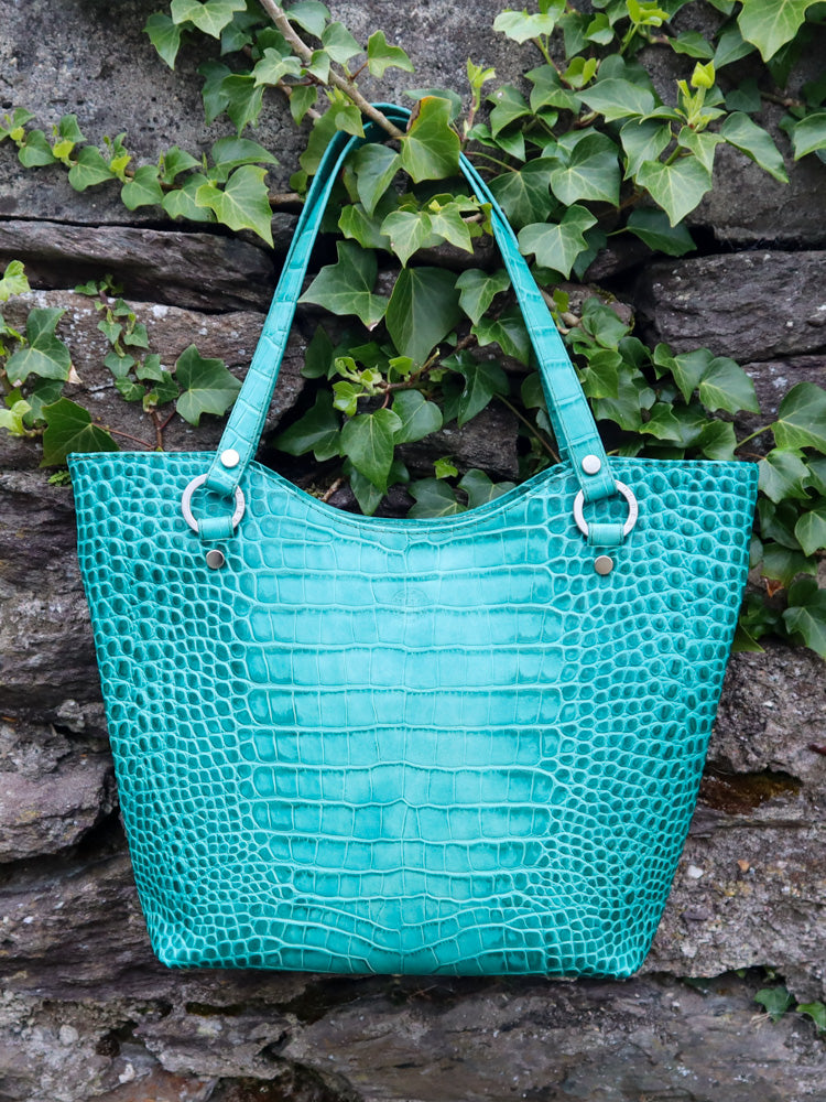 Limited Edition Caitlin Large Tote - Turquoise