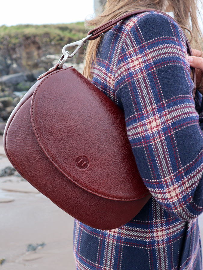 Limited Edition Holden Caitlin Classic Large Tote Burgundy - Holden  Leathergoods