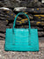 Limited Edition Isabel Small Handbag - Turquoise Oakland